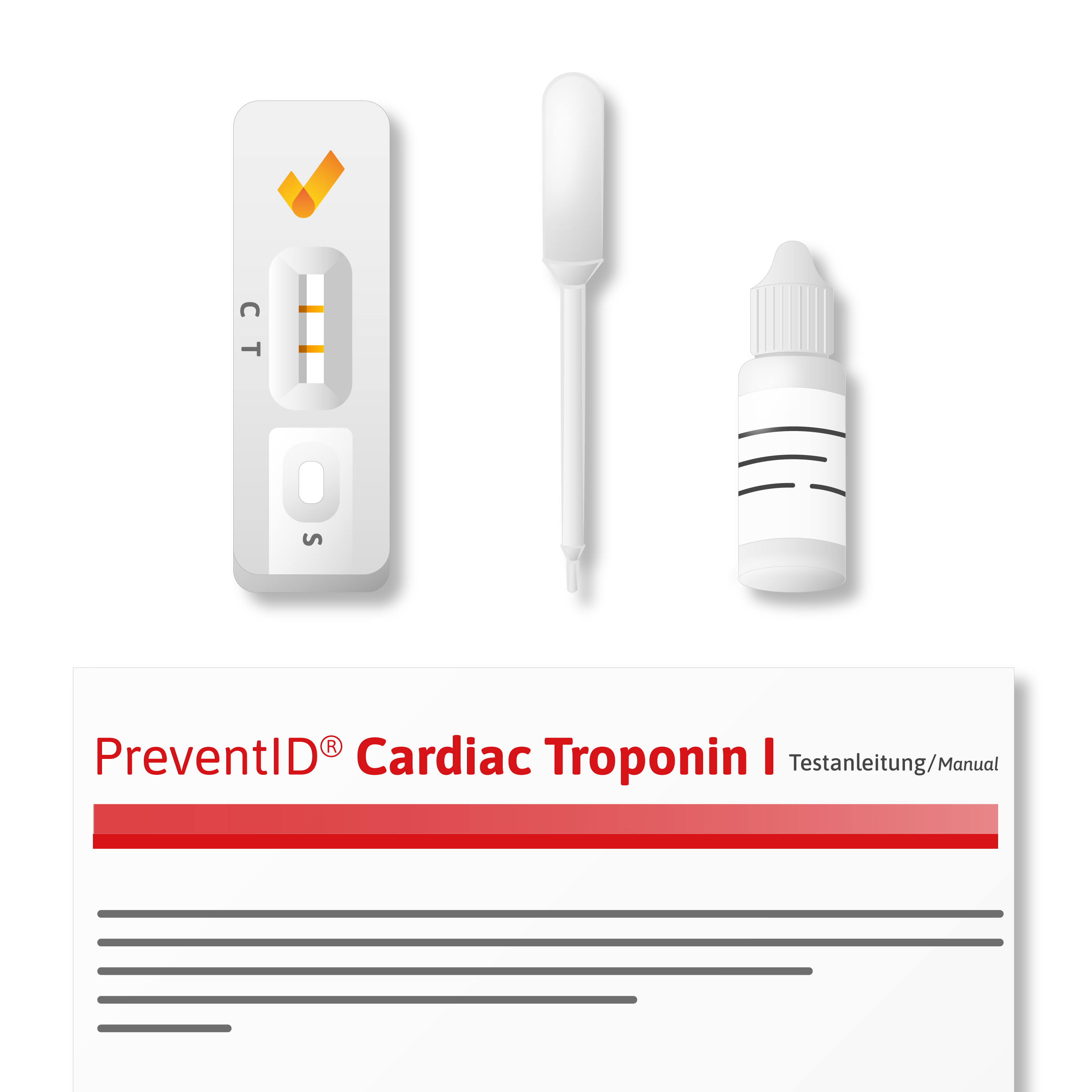 Komponenten PreventID Cardiac Troponin I