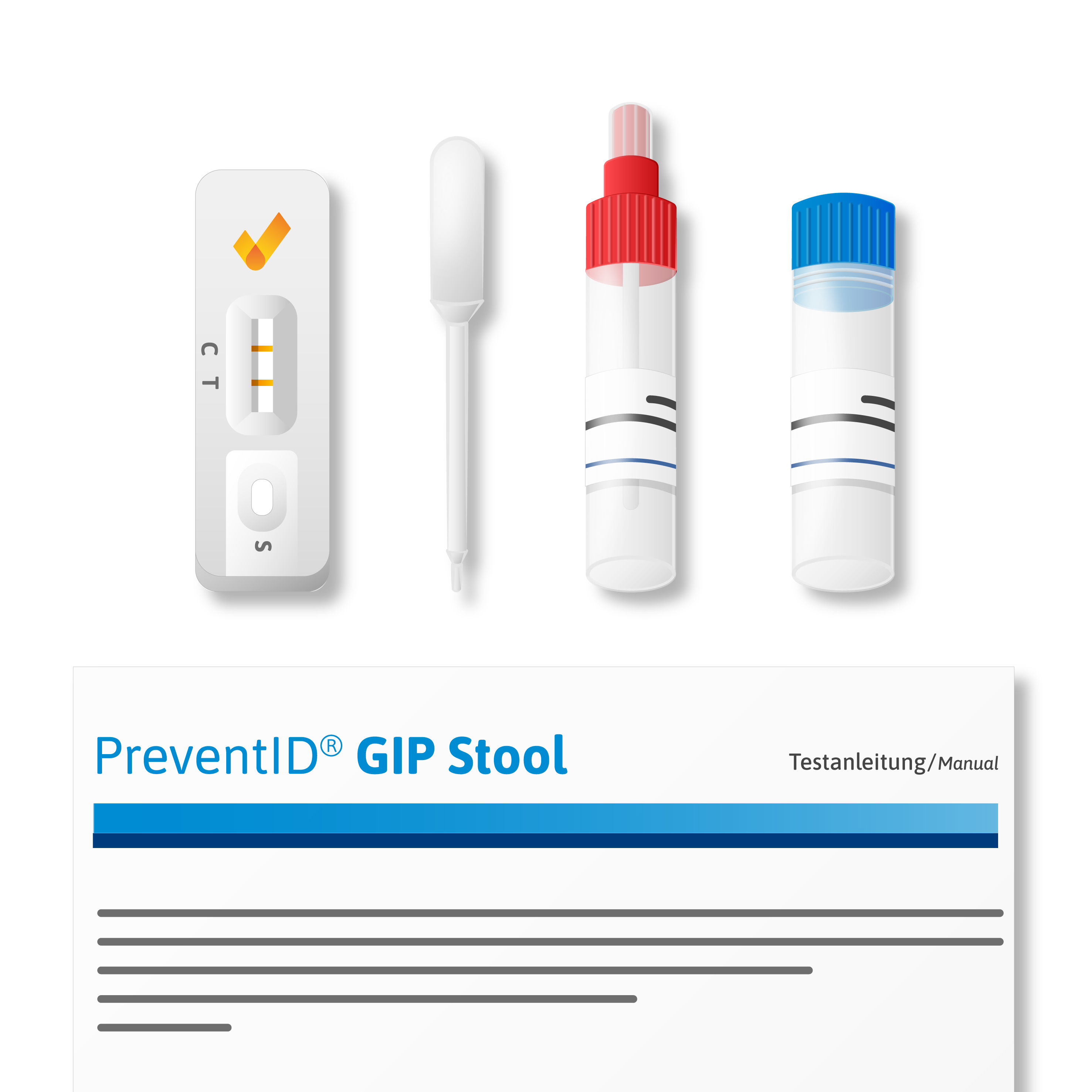 Komponenten PreventID GIP Stool