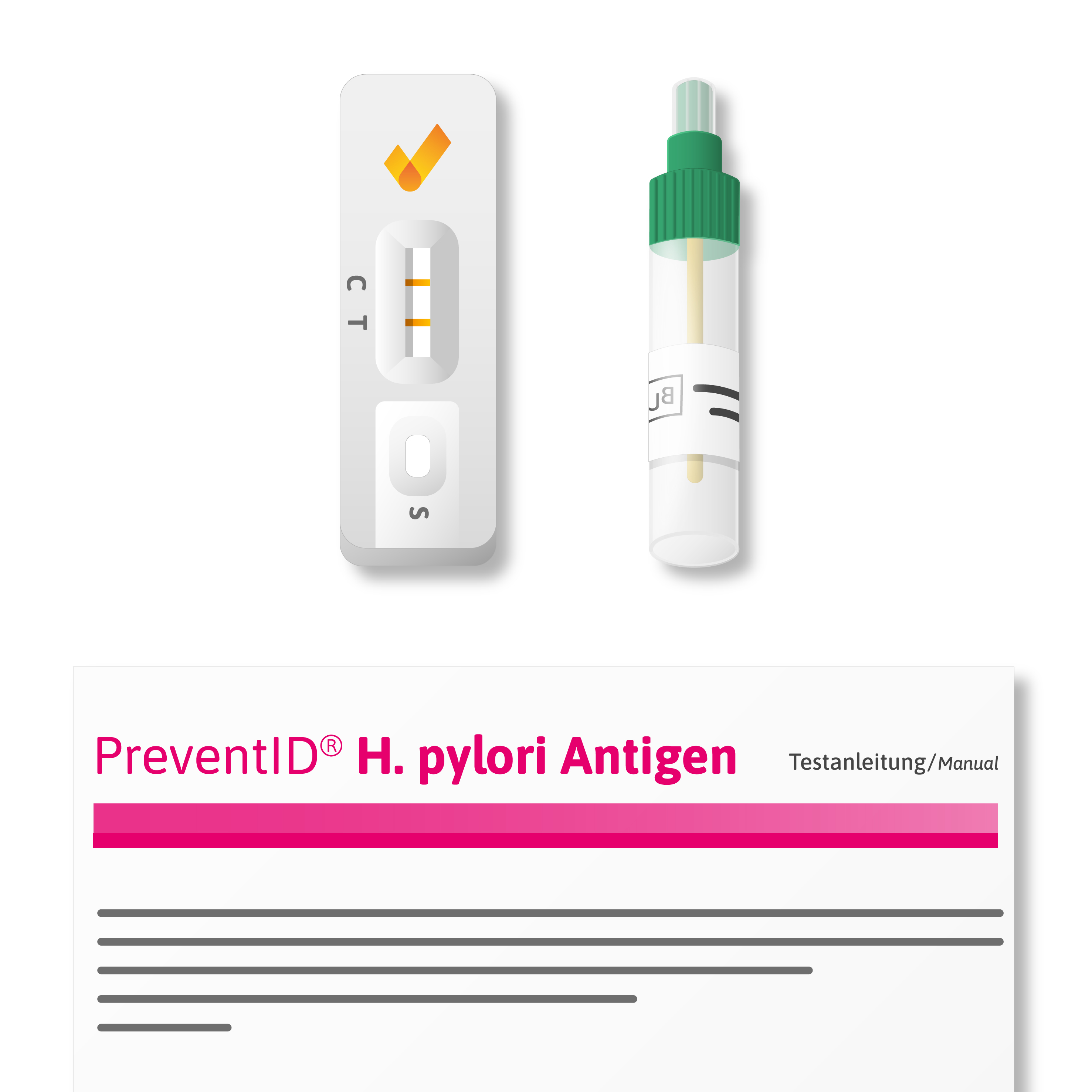 Komponenten PreventID H. pylori Antigen