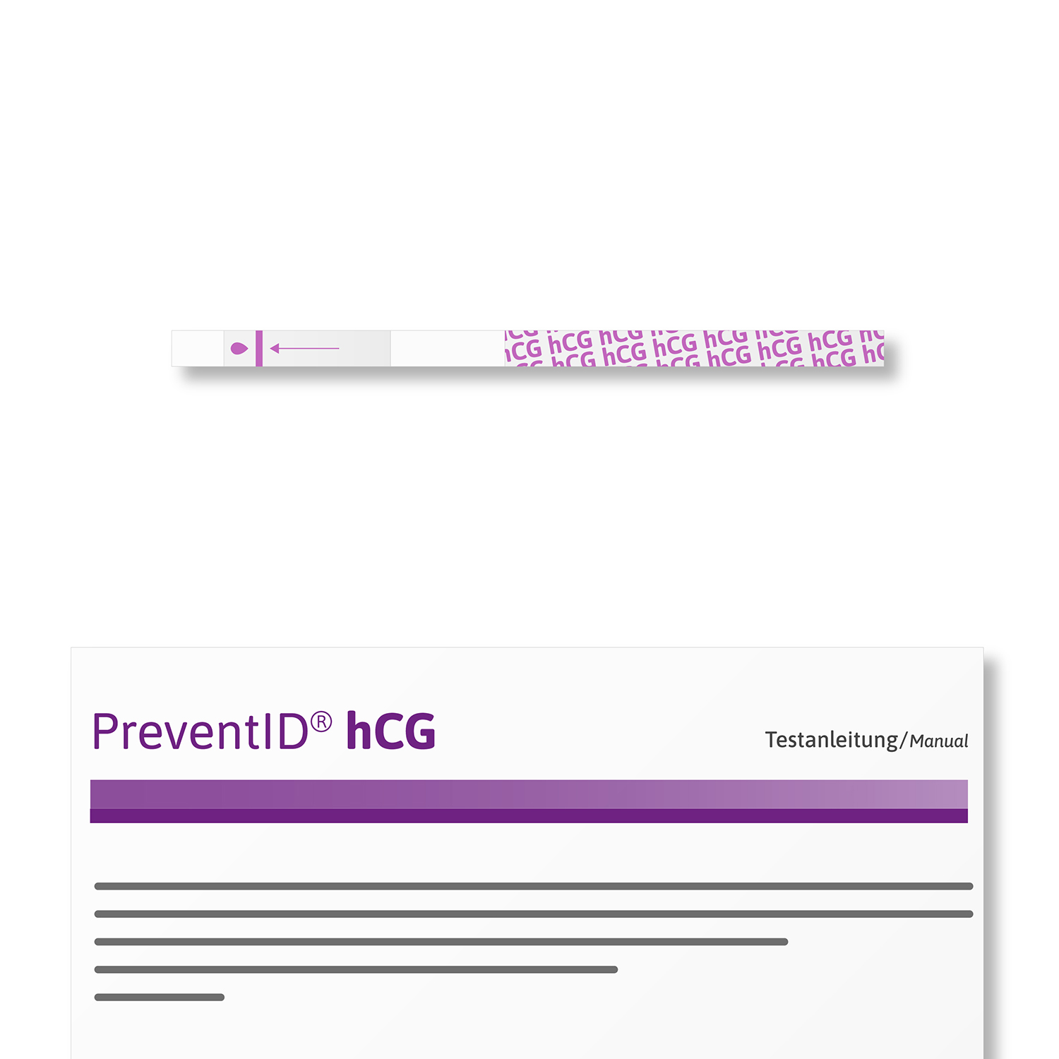 Komponenten PreventID hCG (test strip)