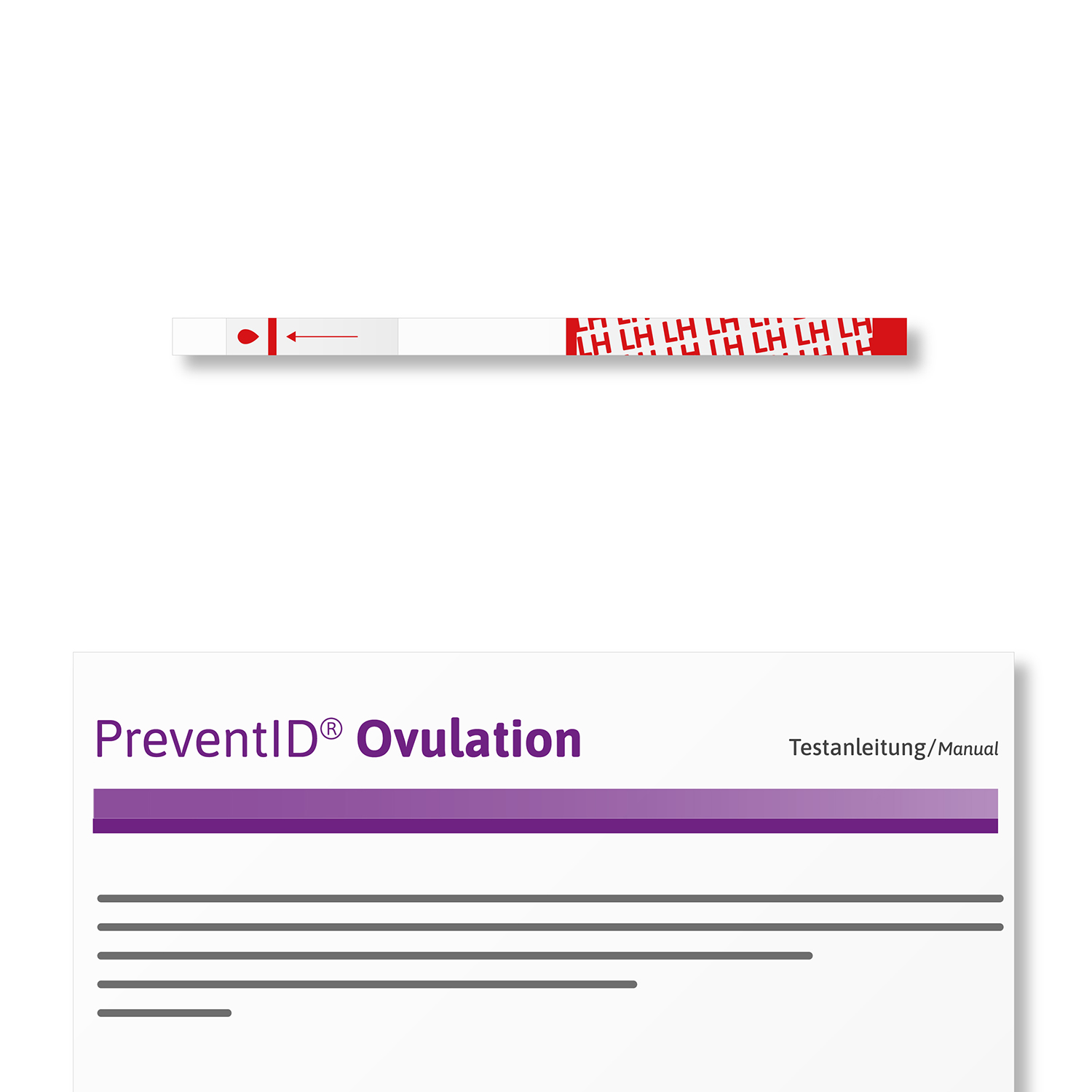 Komponenten PreventID Ovulation (Teststreifen)