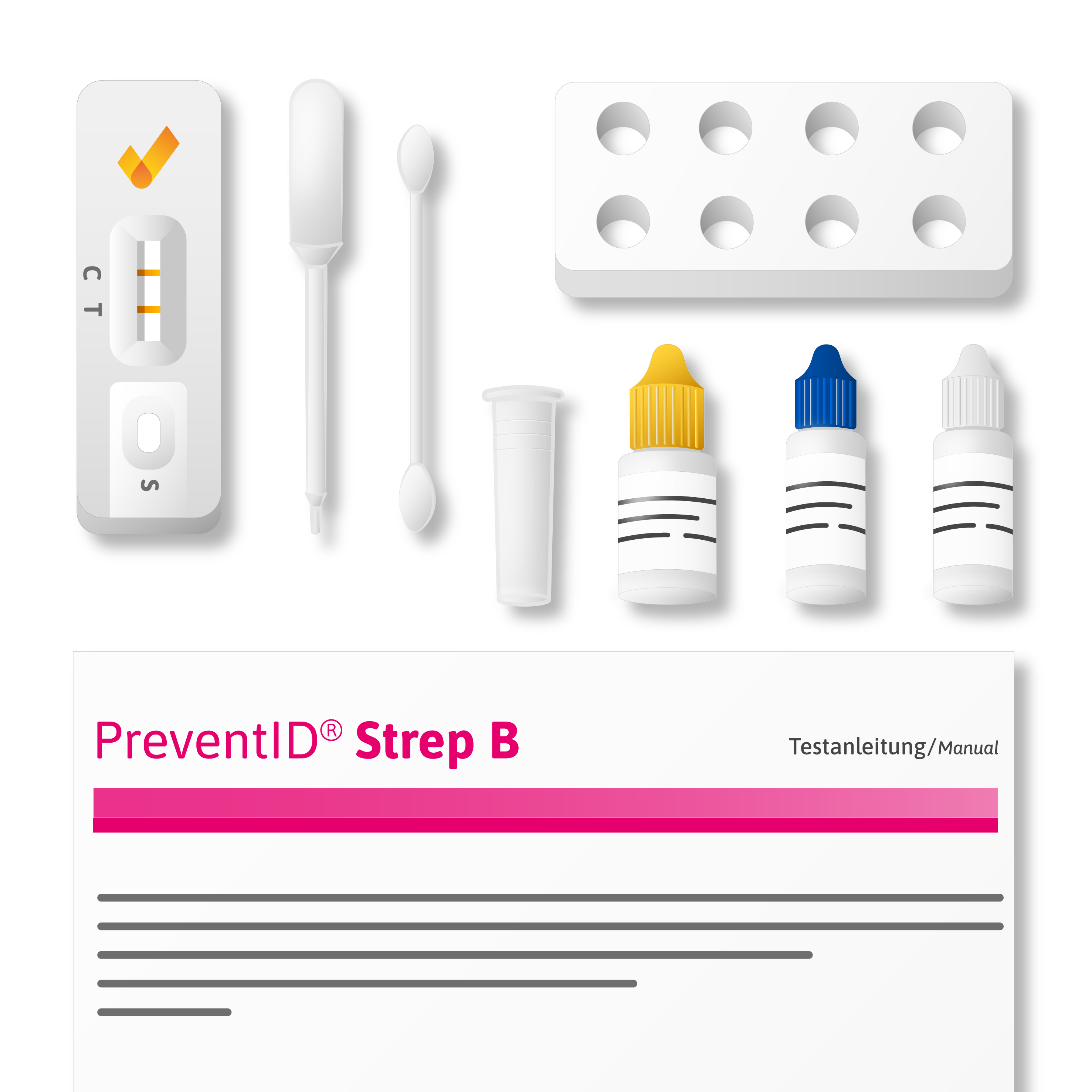 Komponenten PreventID Strep B